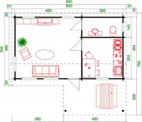 садовый домик 183